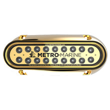 Metro Marine High-Output Elongated Underwater Light w/Intelligent Monochromatic LED's - Aqua, 90&deg; Beam