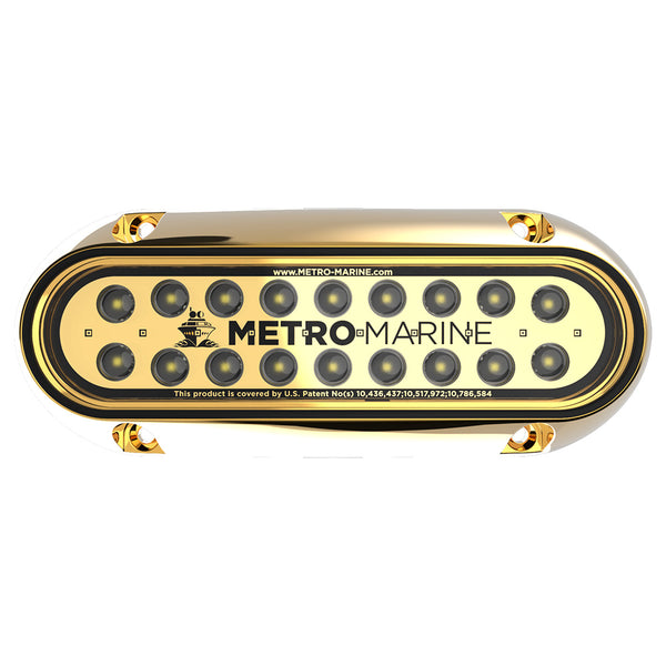 Metro Marine High-Output Elongated Underwater Light w/Intelligent Monochromatic LED's - White, 90&deg; Beam