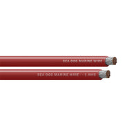 Sea-Dog 1 AWG Red Battery Cable 50ft | Tinned Copper