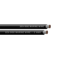 Sea-Dog 2 AWG Battery Cable, Black, 25 ft Tinned Copper