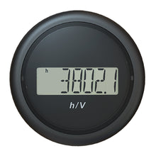 Veratron 52MM (2-1/16&quot;) ViewLine Hour Counter-Voltmeter - Black