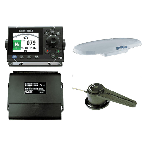 Simrad A2004 Autopilot Pack w/A2004 Controller, AC70 Autopilot Computer, RF300 Rudder Feedback &amp; HS70 GPS Compass
