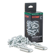 CURT 48&quot; Safety Chain w/2 &quot;S&quot; Hooks - 2,000 lbs - Clear Zinc