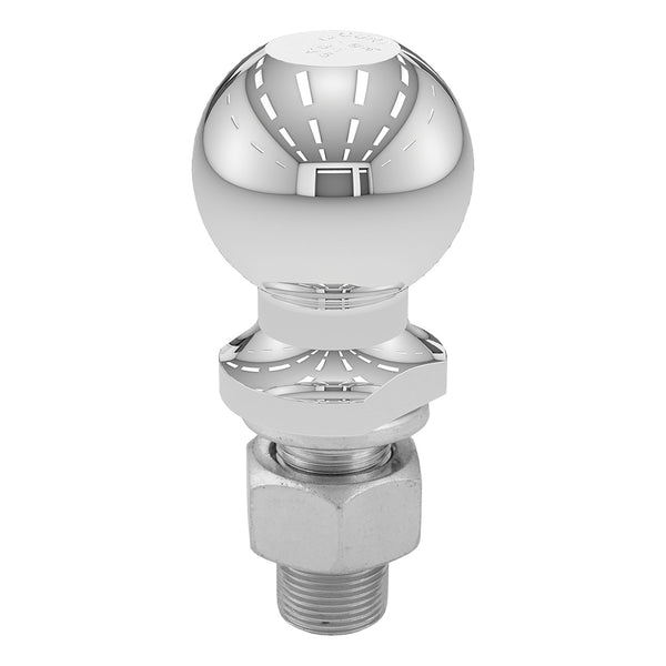 CURT 2-5/16" Trailer Ball - 1 x 2-1/8" Shank - 7,500 lbs. - Chrome
