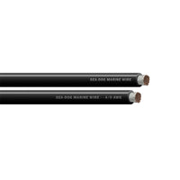 Sea-Dog 4/0 AWG Tinned Battery Cable, Black, 25 ft