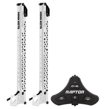 Minn Kota Raptor Bundle Pair - 10' White Shallow Water Anchors w/Active Anchoring &amp; Footswitch Included