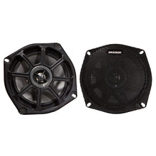 KICKER PS5250 5.25&quot; Weather-Resistant Coaxial Speakers f/Motorcycles/ATVs - 4-Ohm, Black