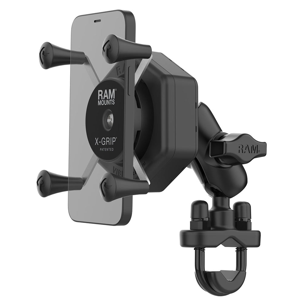 RAM Mount RAM® X-Grip® Phone Mount w/Vibe-Safe™ & U-Bolt Base - Short ...
