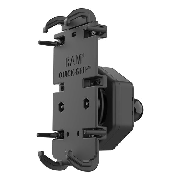 RAM Mount RAM&reg; Quick-Grip&trade; XL Phone Holder w/Vibe-Safe&trade; Adapter &amp; Ball