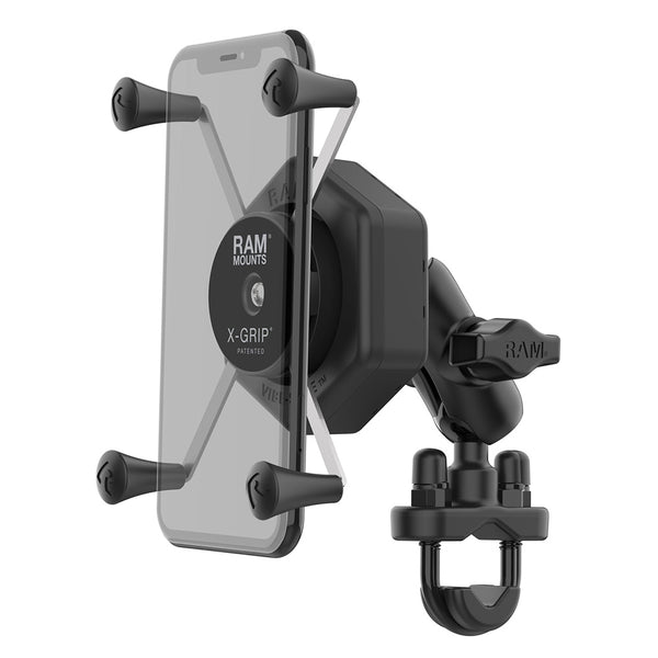 RAM Mount RAM&reg; X-Grip&reg; Large Phone Mount w/Vibe-Safe&trade; &amp; U-Bolt Base - Short