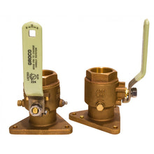 GROCO 2-1/2&quot; Bronze Tri-Flanged Ball Valve/Seacock