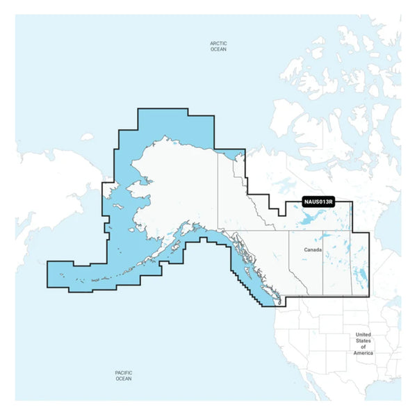 Navionics NAUS013R - Canada, West &amp; Alaska - Navionics+