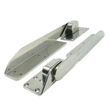 TACO Command Ratchet Hinges - 18-1/2&quot; - 316 Stainless Steel - Pair