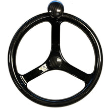Schmitt Marine Carbon Fiber Primus Wheel w/Knob 13.5&quot; w/Sanntoprene Finger Grip 3/4&quot; Tapered Shaft w/CF Nut