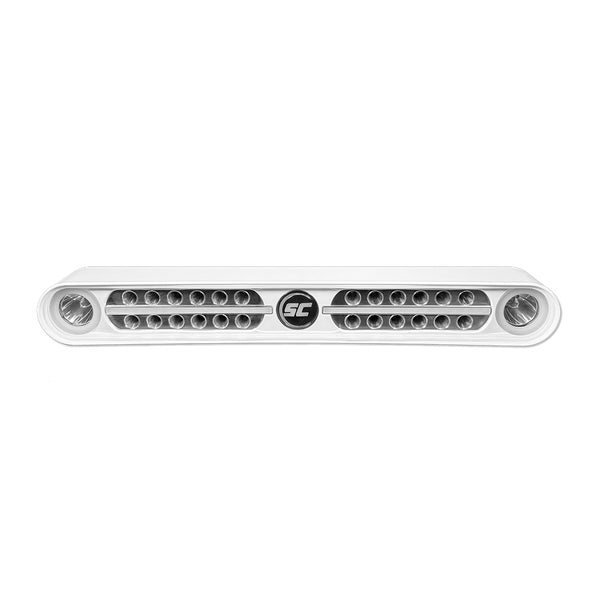 Shadow-Caster Eagle Ray LED Light Bar - White Housing &amp; Dual Optics