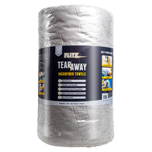 Flitz 12&quot;x12&quot; Tear-Away Microfiber Towels - 50-Count - Grey