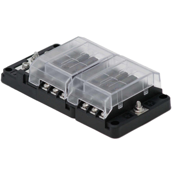 Egis RT Fuse Block 12 Position w/Ground &amp; LED Indication