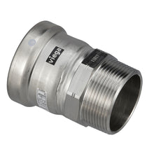 Viega MegaPress 316 FKM MPT Adapter - 4&quot; x 4&quot; (MPT)