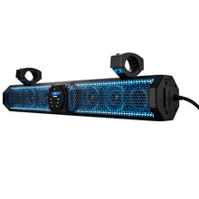 DS18 26" Marine Amplified Sound Bar w/Bluetooth 600W w/6 Speaker System &amp; RGB LED