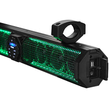 DS18 26" Marine Amplified Sound Bar w/Bluetooth 600W w/6 Speaker System &amp; RGB LED