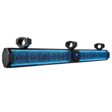 DS18 37" Marine Amplified Sound Bar w/Bluetooth 1200W w/10 Speaker System &amp; RGB LED