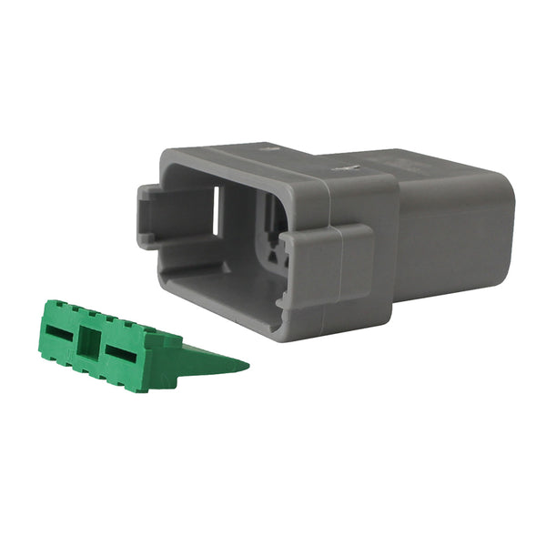 Pacer Deutsch DT Receptacle &amp; Wedge Lock Kit - 12 Position - 5 Pack