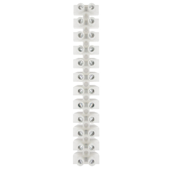 Pacer 40A Euro Style Terminal Block - 12 Positions - 5 Pack