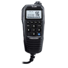Icom HM195 CommandMic&trade; IV with White BlackLit LCD - Black