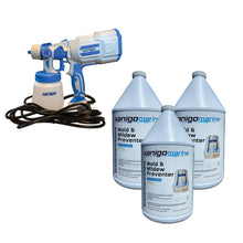 Xanigo Marine Mold &amp; Mildew Preventer - (3) 1-Gallon w/FREE Defender Atomizer - Corded