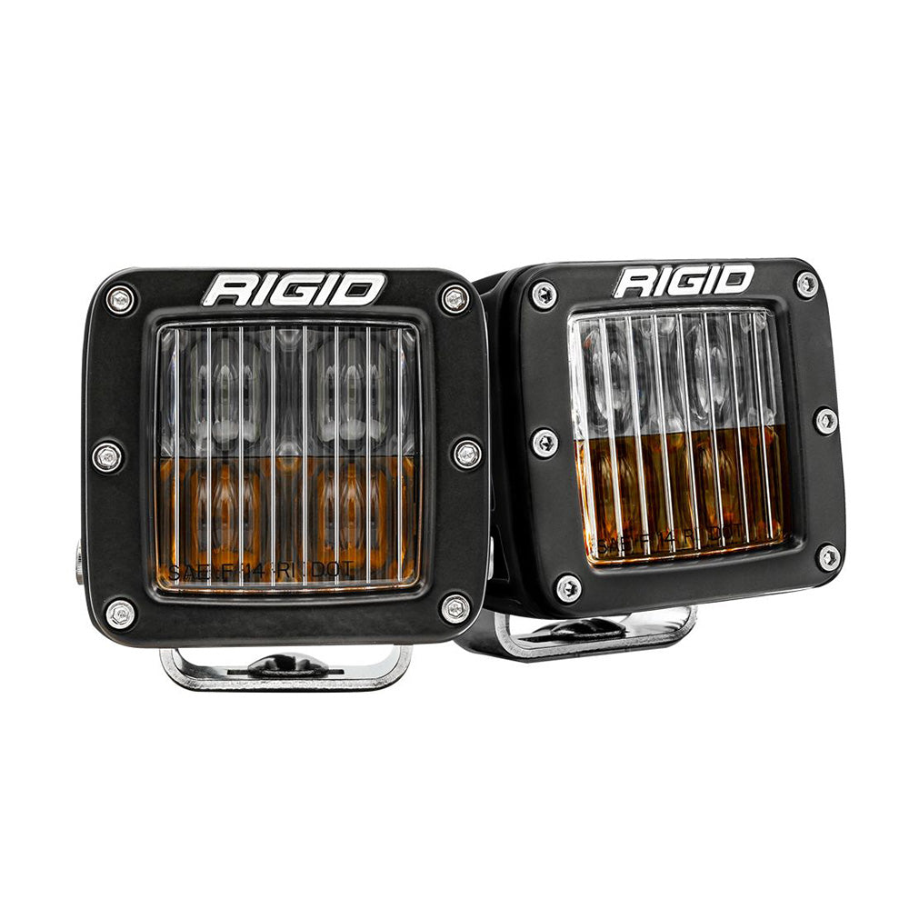 RIGID Industries D-Series LED SAE Fog Beam - Yellow/White - Pair ...