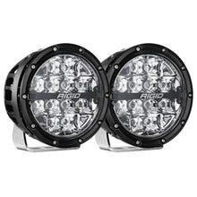 RIGID Industries 360-Series RGBW 6&quot; Offroad Lamp Spot Beam w/RGBW Backlight Pods - Set of 2