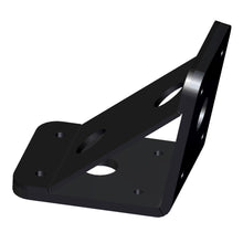 Power-Pole Deck Mount - 0" Setback - 6" Rise - Black