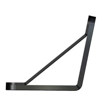 Power-Pole Deck Mount - 0" Setback - 6" Rise - Black