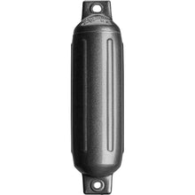 Polyform G-1 Twin Eye Fender 3.5&quot; x 12.8&quot; - Metallic Graphite