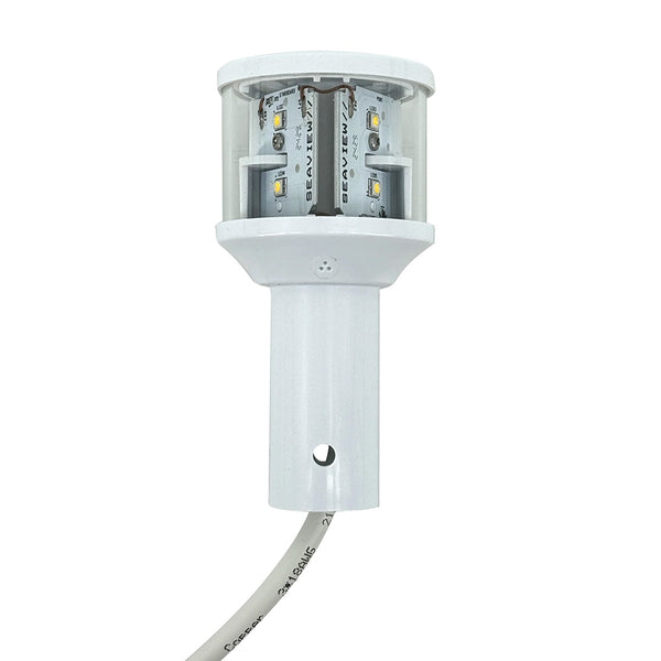 Seaview 12V C5 Certified Round 3nm LED Combo Masthead All-Round Light - White