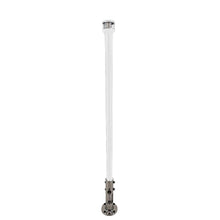Seaview 24&quot; Manually Folding Light Post w/316 Stainless Steel Base &amp; LTBLED12C5 Navigation Light - White