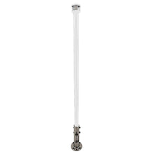 Seaview 36&quot; Manually Folding Light Post w/316 Stainless Steel Base &amp; LTBLED12C5 Navigation Light - White