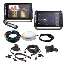 Lowrance Elite&trade; FS 12 BOAT in A BOX with Active Imaging 3-in-1 - 2 Displays, TD, GPS Antenna, Starter Kit, 25' Ethernet Cable