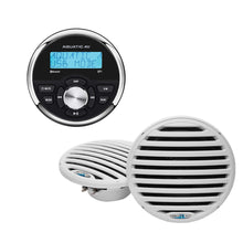 Aquatic AV GP1 Essentials w/GP1 Gauge Stereo &amp; Economy 6.5&quot; Speaker - White