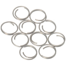 Barton Stainless Steel Large Split Rings - 14mm - 10-Pack