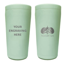 Toadfish Custom Engraved Non-Tipping Can Cooler 2.0 - Seagrass (MINIMUM ORDER QUANTITY OF 25)