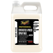 Meguiar's Synthetic X-Press Spray Wax - 1 Gallon