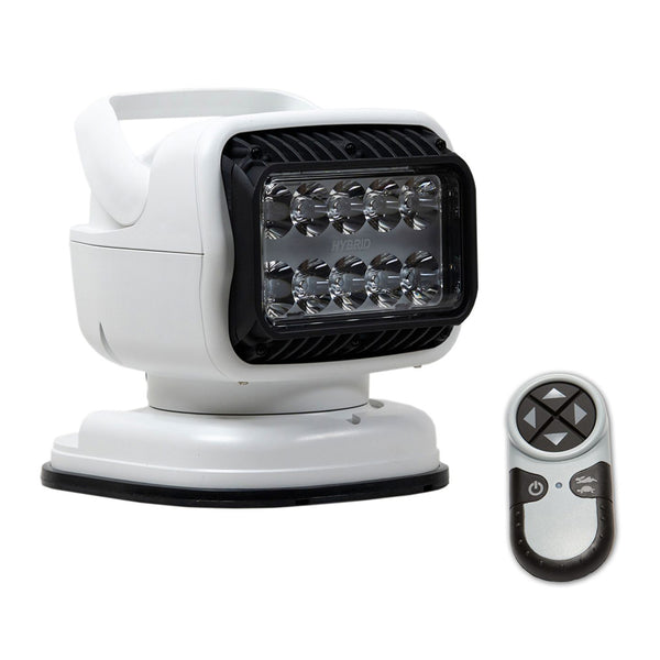 Golight GT Series LED Hybrid Portable Light w/Permanent Shoe Mount Handheld Wireless Remote - 12V - White