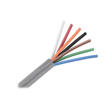 Pacer Unshielded 7 Conductor Cable - 100' - 18/7 AWG - White, Red, Orange, Black, Brown, Green, &amp; Blue