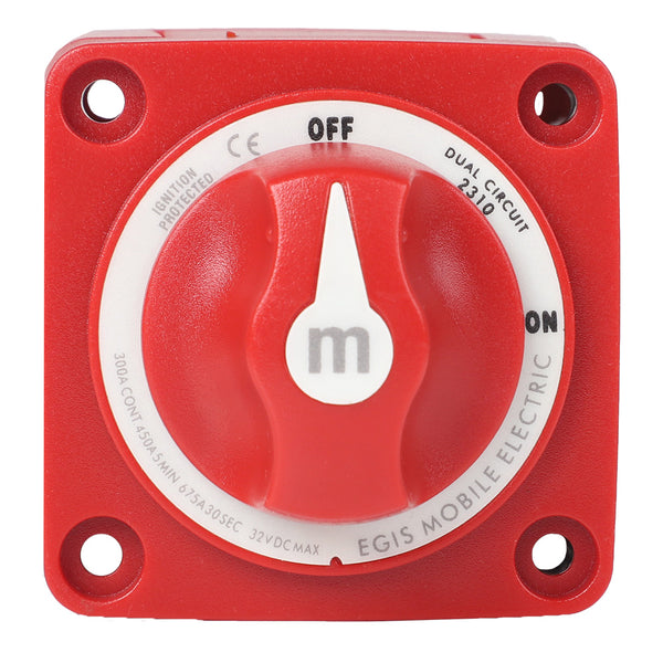 Egis M-Series 300A Dual Circuit Battery Switch Off/On