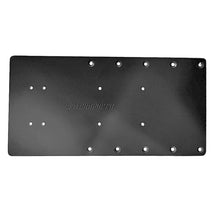 Sea Brackets 16&quot; Straight Trolling Motor Plate - Black