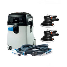 RUPES S245 Portable Vacuum Long Hose Kit w/(1) RH356A &amp; (1) RH359A Skorpio Sander