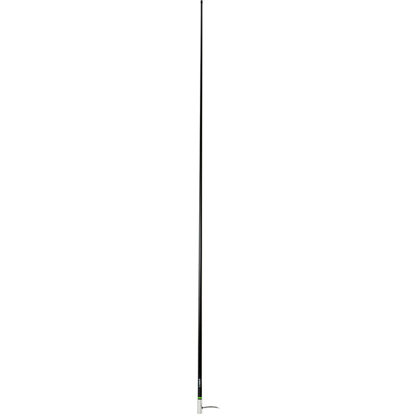 Scout 8' Black VHF Antenna 6dB Heavy Stainless Steel Ferrule w/6M RG-8x Includes PL-259 Heavy Duty Offshore Antenna KS-43