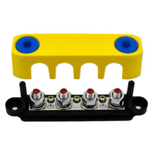 Bluewater Common Stud 4 Gang Positive Terminal Busbar w/Cover