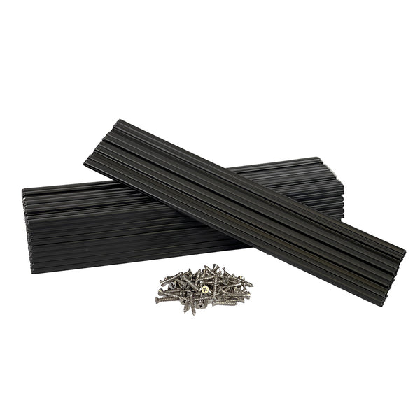Caliber Marine Slides 3"x15" Black *10-Pack